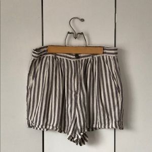 High Waisted Linen Shorts
